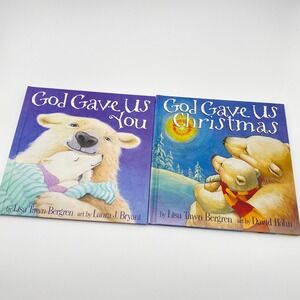 God Gave Us You and God Gave Us Christmas Lisa Tawn Bergren Kids Books Hardcover